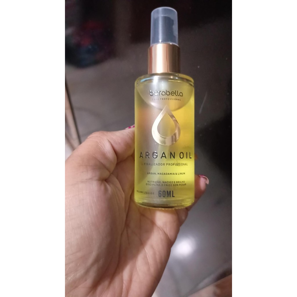 Óleo de Argan e Macadâmia Borabella Reparador de Pontas 60ml - Imagem 3