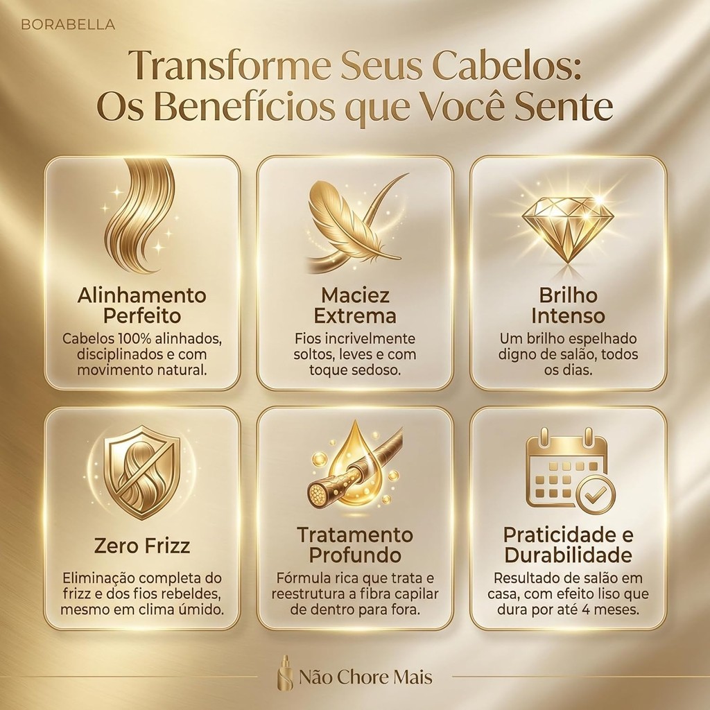 Tratamento Capilar Borabella Não Chore Mais 1L - Imagem 8