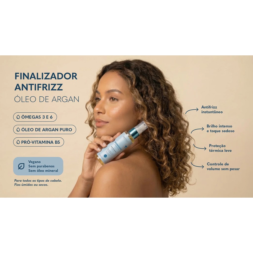 Finalizador Antifrizz Óleo de Argan Arvensis 60ml - Imagem 7