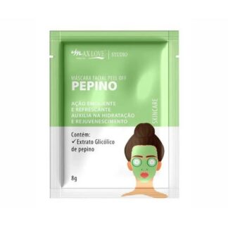 Máscara Facial Peel Off Pepino Max Love Sachê 8g