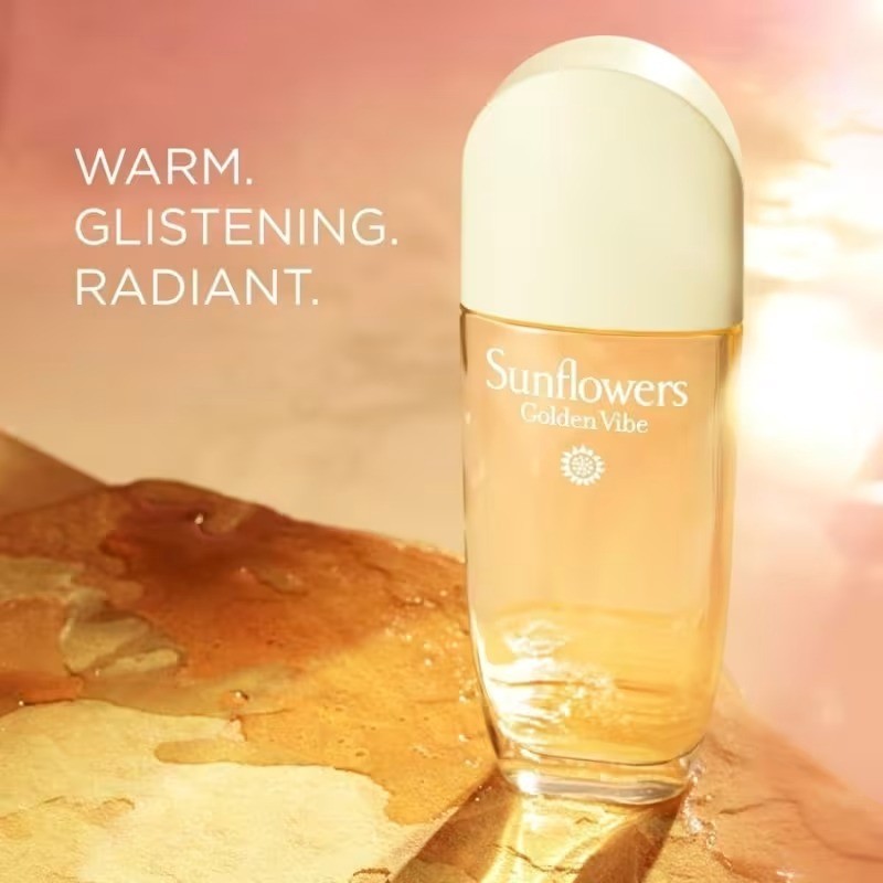 Perfume Elizabeth Arden Sunflowers Golden Vibe Feminino EDT 100ml Original Importado - Imagem 2
