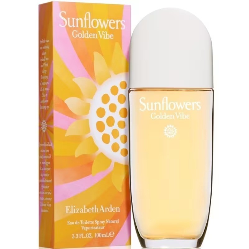 Perfume Elizabeth Arden Sunflowers Golden Vibe Feminino EDT 100ml Original Importado - Imagem 5