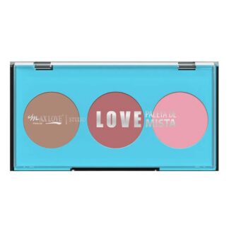 Paleta Multifuncional Max Love Mista 01 Contorno Blush e Iluminador