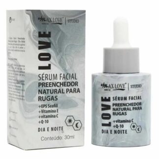 Sérum Facial Max Love Preenchedor Natural para Rugas Dia e Noite 30ml