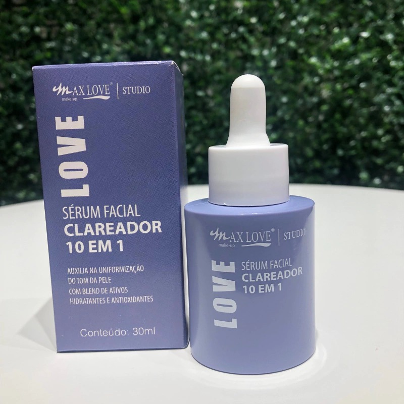 Sérum Facial Clareador Max Love 10 em 1 Uniformizador 30ml - Imagem 4