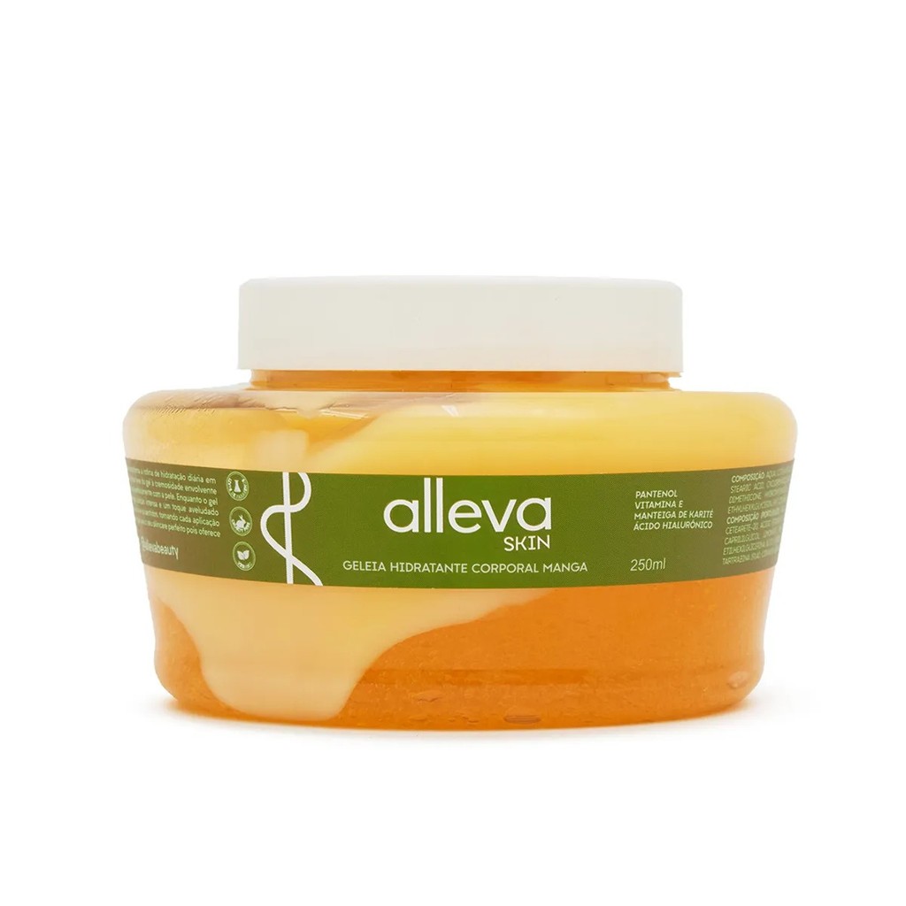 Geleia Hidratante Corporal Manga Alleva 250ml