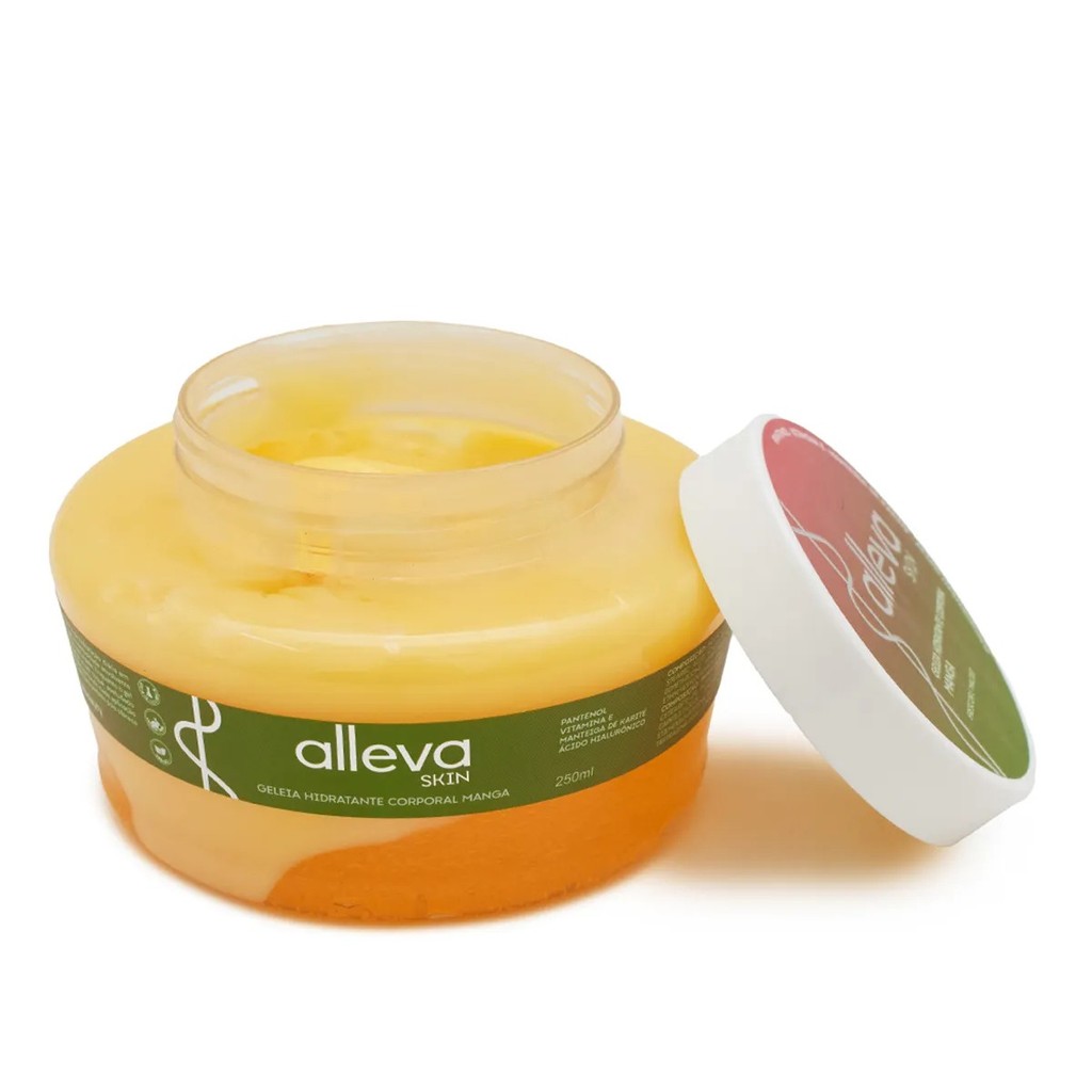 Geleia Hidratante Corporal Manga Alleva 250ml - Imagem 2