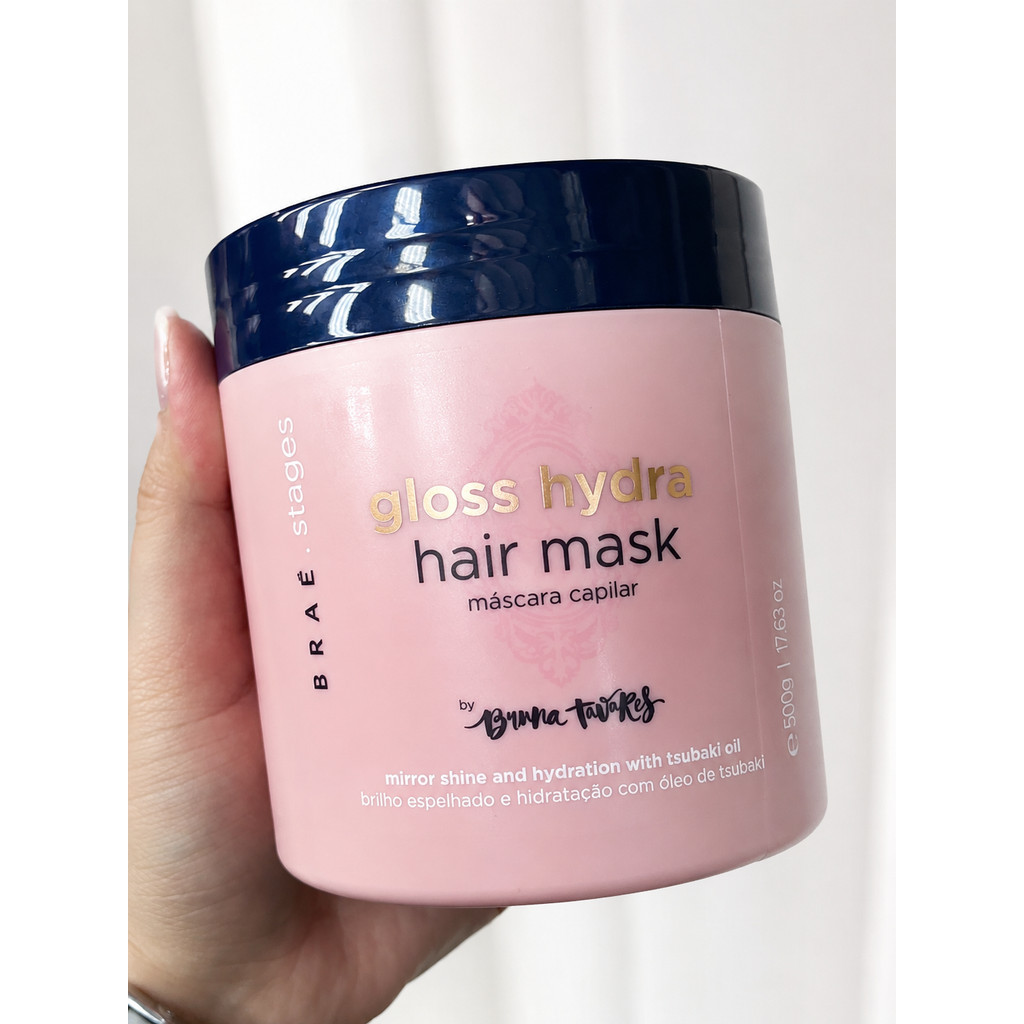 Braé Stages Gloss Hydra By Bruna Tavares Máscara Capilar Condicionante 500g - Imagem 2