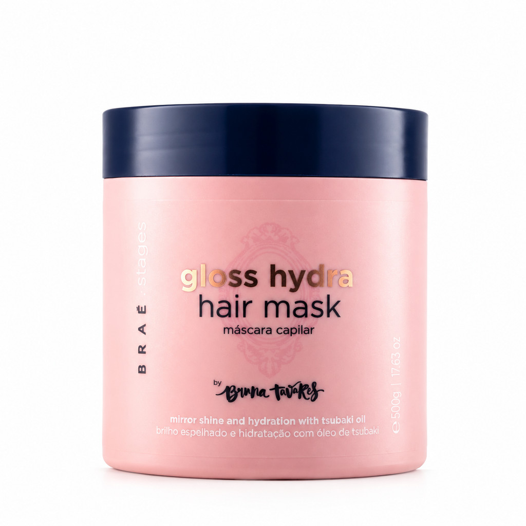 Braé Stages Gloss Hydra By Bruna Tavares Máscara Capilar Condicionante 500g - Imagem 4