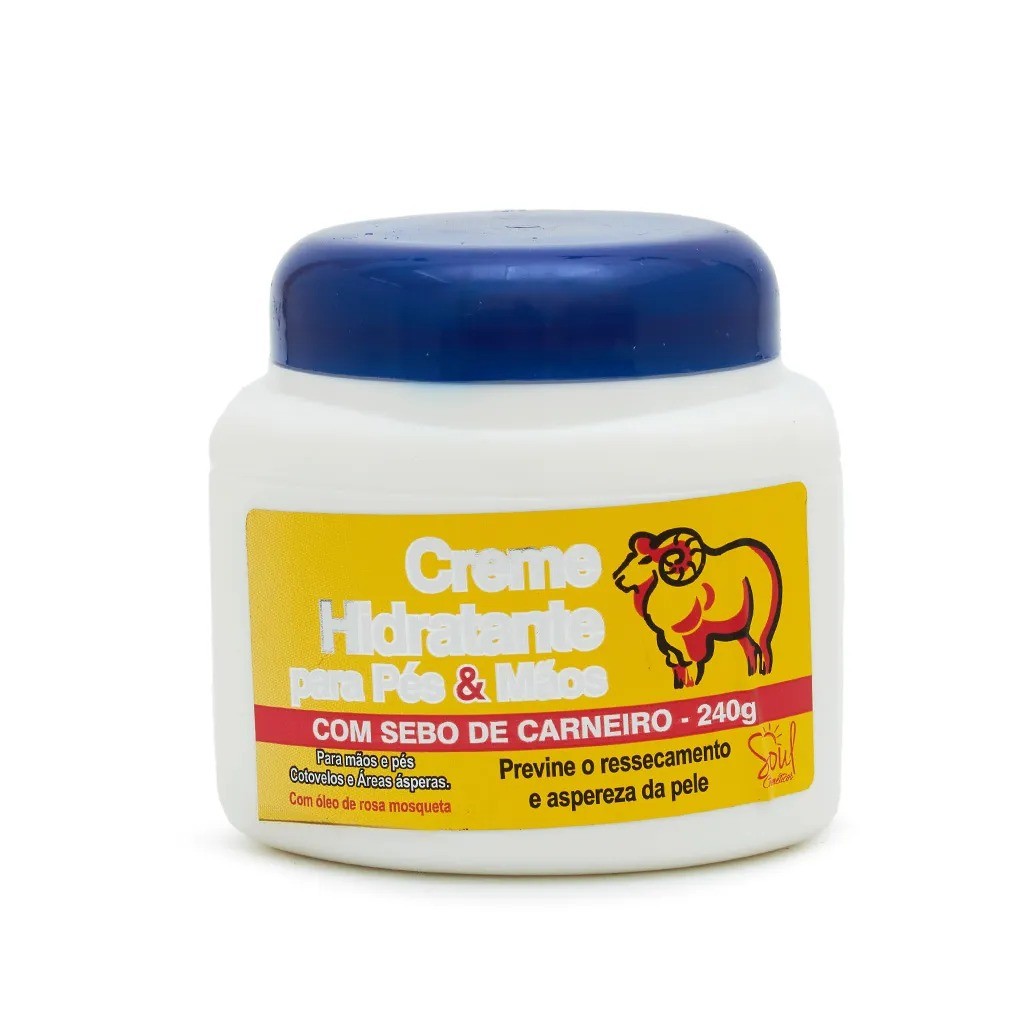 Creme Pés E Mãos Sebo De Carneiro 240g - Imagem 4