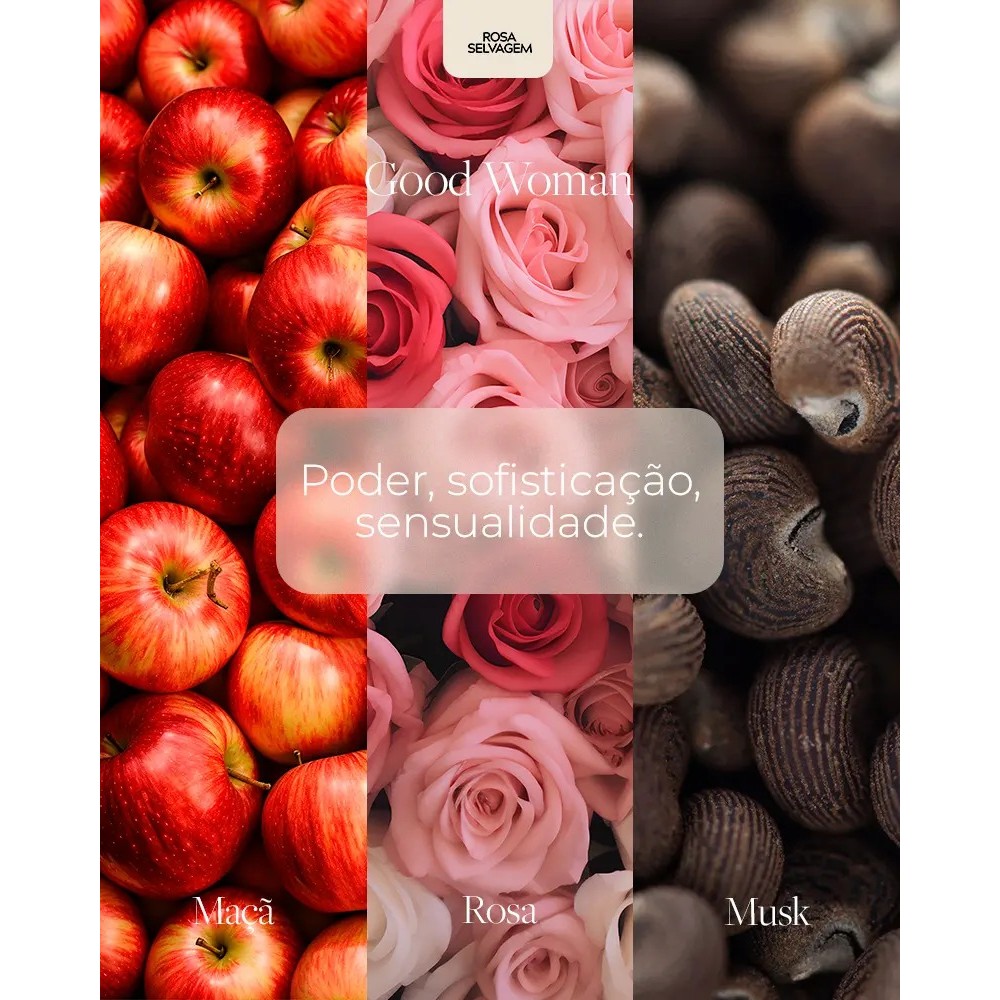 Body Splash Exclusive Rose Fragrância Floral Feminina Rosa Selvagem 200ml - Imagem 5
