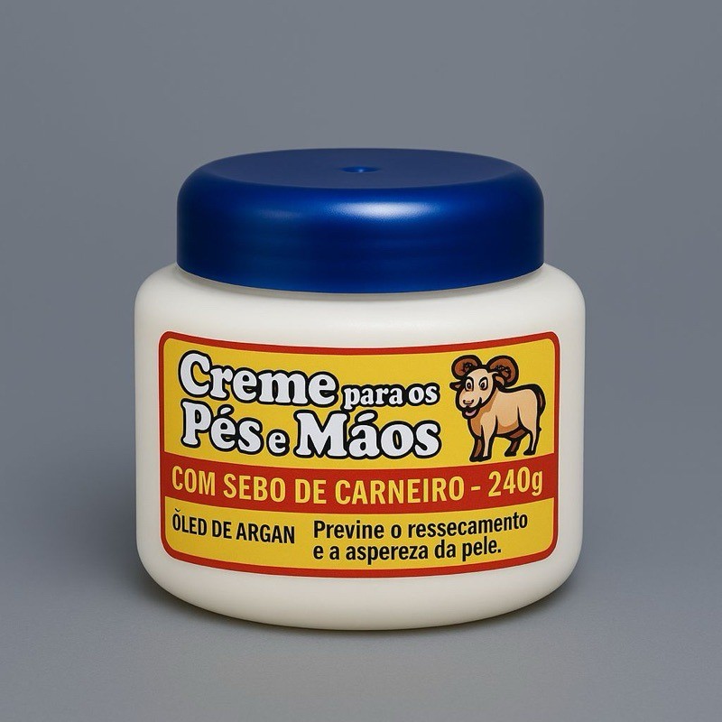 Creme Pés E Mãos Sebo De Carneiro 240g - Imagem 6