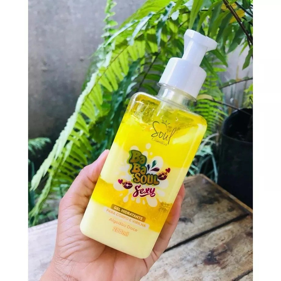Hidratante BabaSoul Sexy Algodão Doce Soul Cosméticos 280ml - Imagem 3