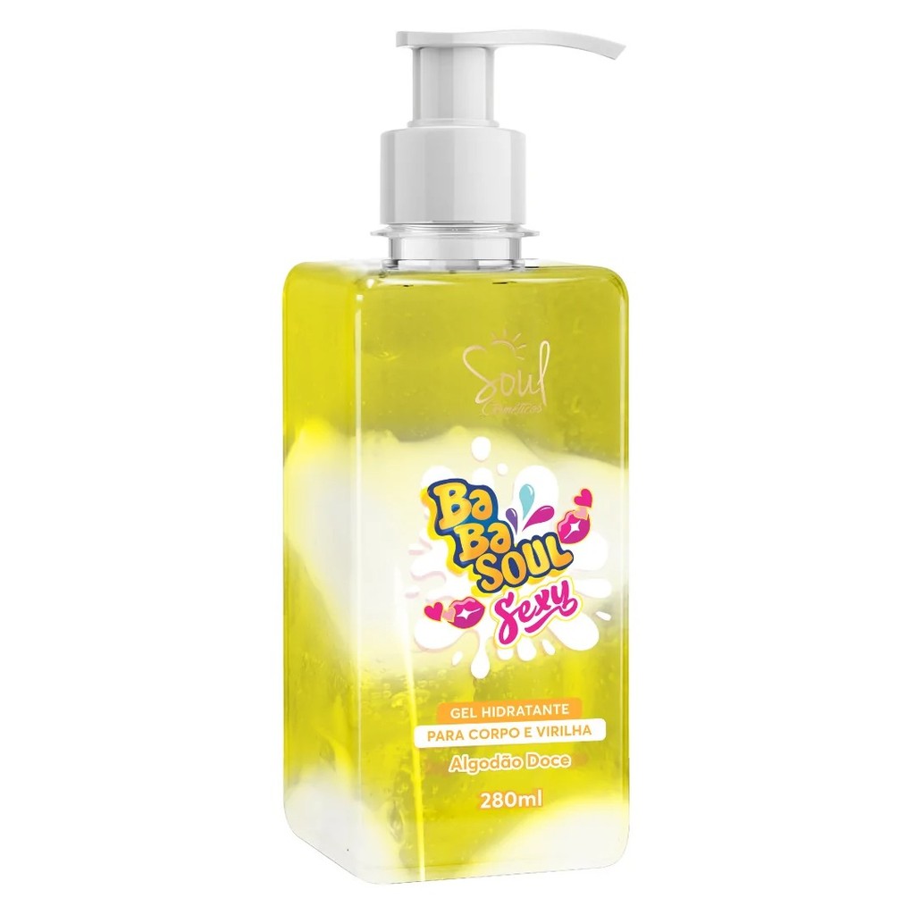 Hidratante BabaSoul Sexy Algodão Doce Soul Cosméticos 280ml - Imagem 5