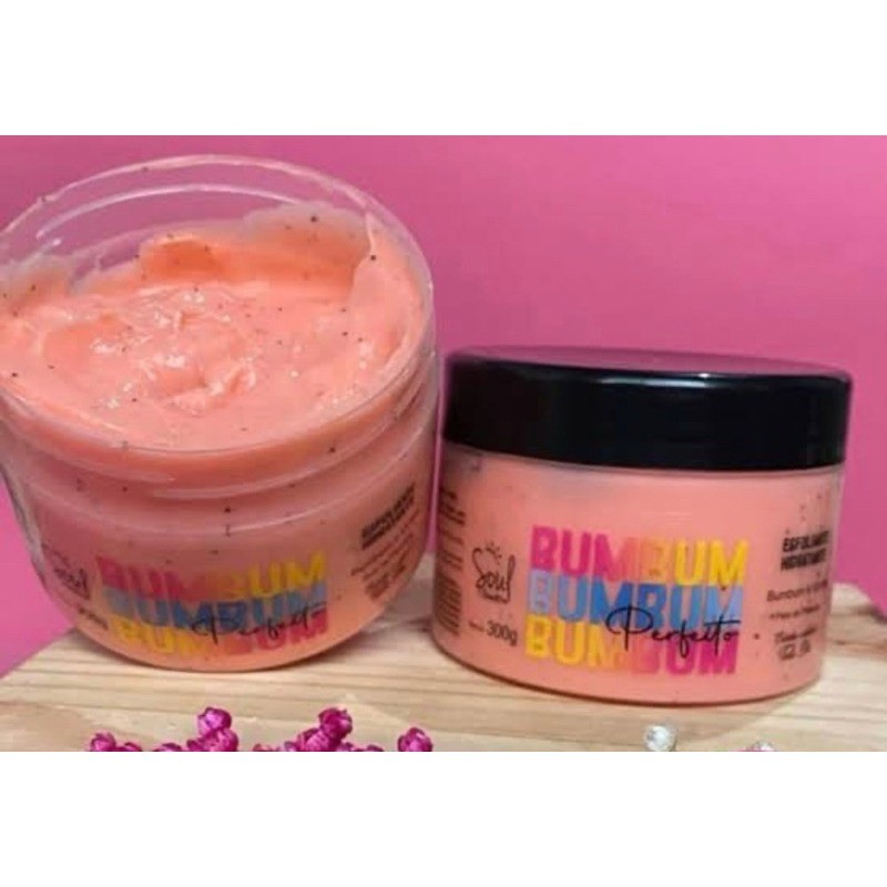 Hidratante Esfoliante Bumbum Perfeito Pele de Pêssego Soul Cosméticos 300g - Imagem 3