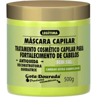 Máscara Fortalecimento Antiqueda Gota Dourada 500g