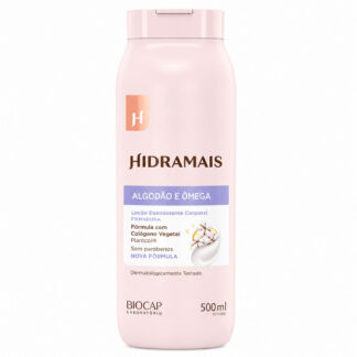 Loção Corporal Hidramais Vegana Hidratante Algodão E Ômega 500ml