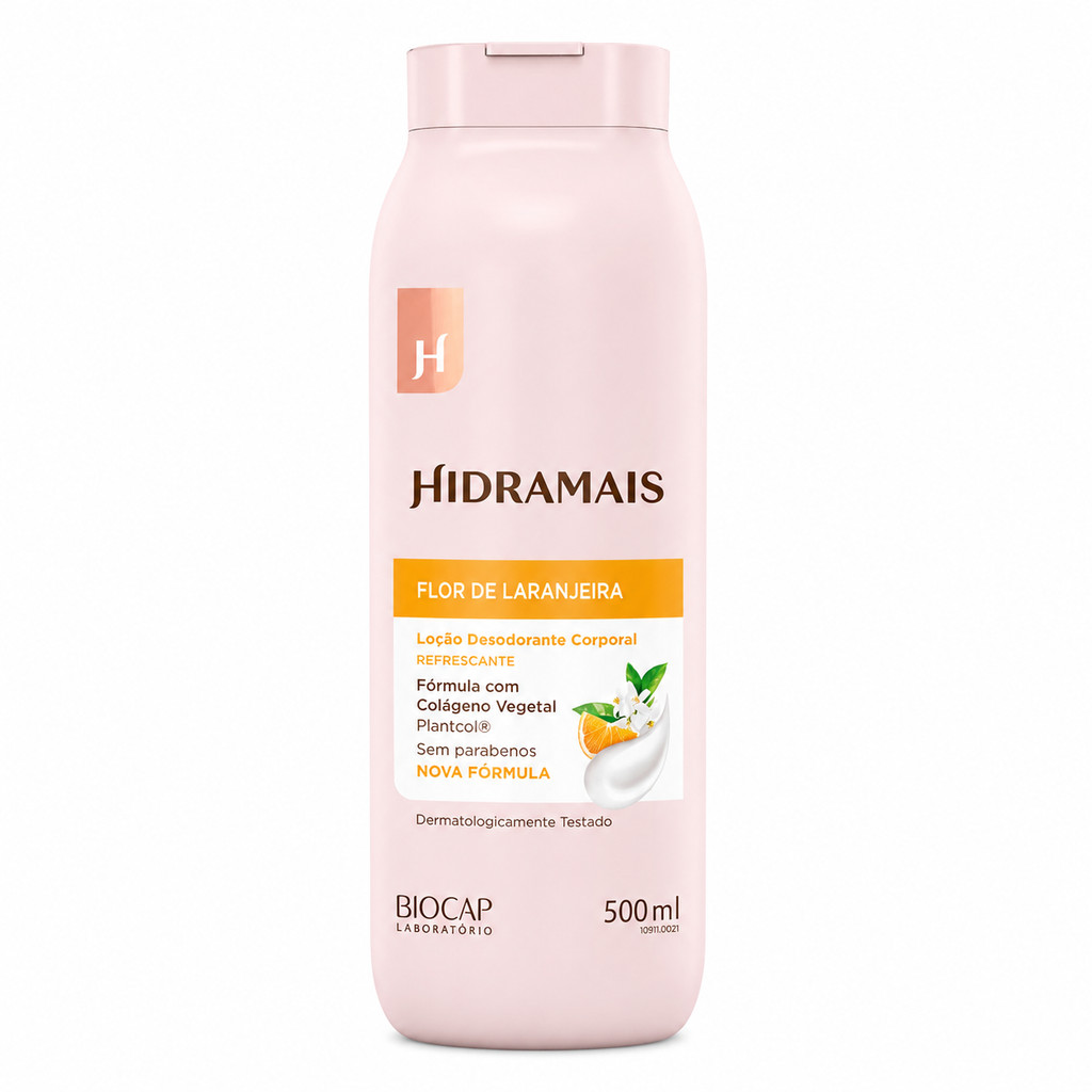 Loção Corporal Hidramais Flor De Laranjeira Hidratante Perfumada 500ml - Imagem 4