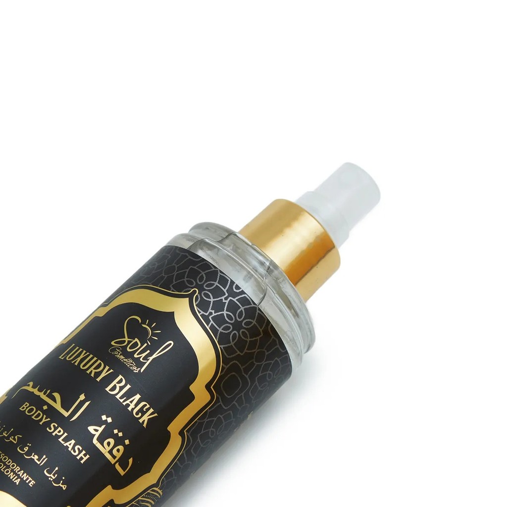 Body Splash Luxury Black Soul 200ml Desodorante Colônia Masculino - Imagem 5