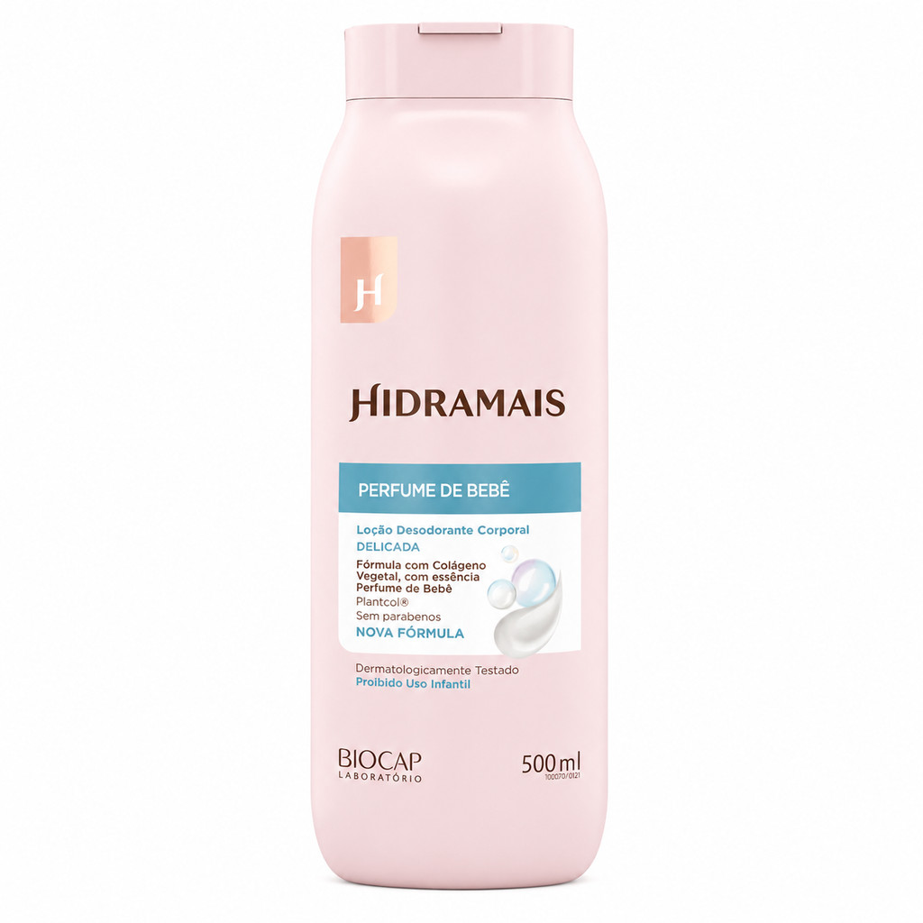 Loção Corporal Perfume De Bebê Hidramais Hidratante 500ml - Imagem 4