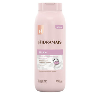 Loção Corporal Hidramais Milk+ 500ml - Hidratante Profundo, Rápida Absorção e Toque Aveludado - Creme para o Corpo