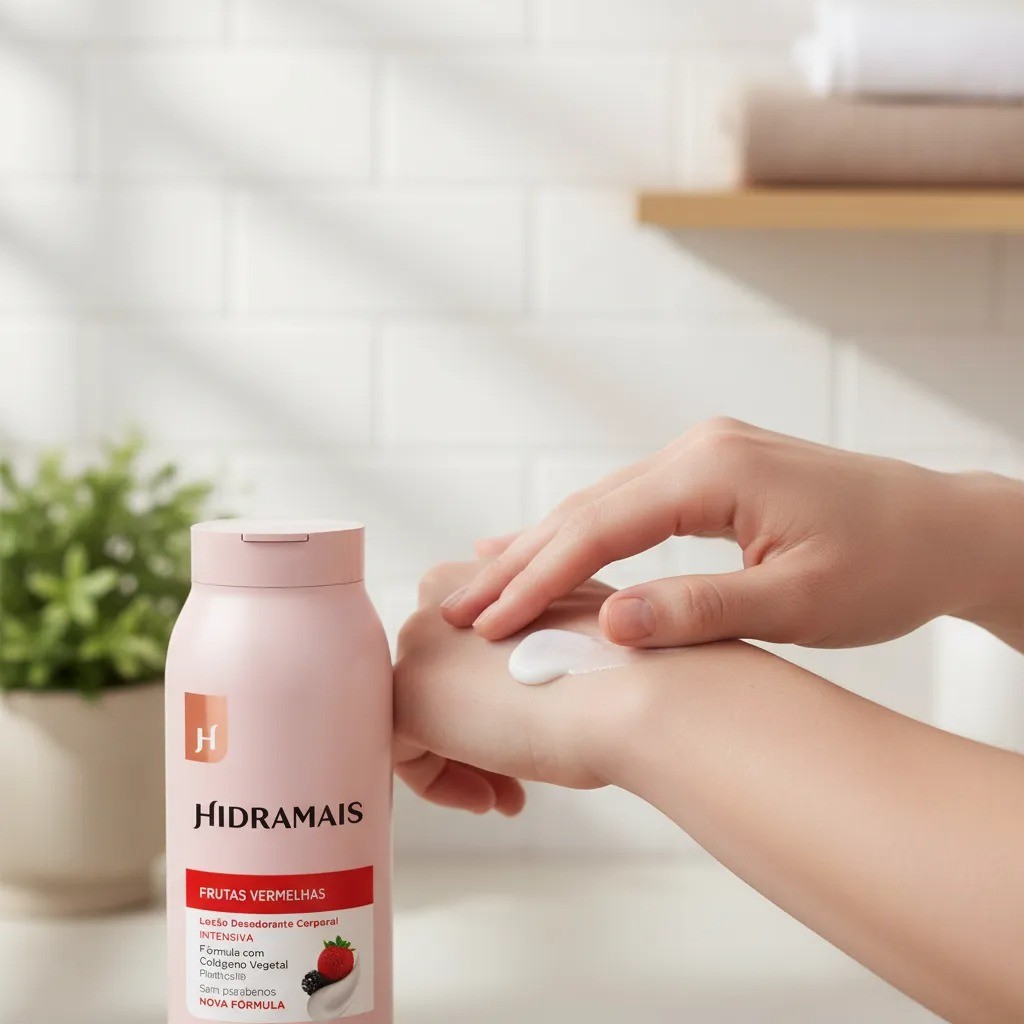 Loção Hidratante Frutas Vermelhas Hidramais Hidratação e Perfumação 500ml - Imagem 9