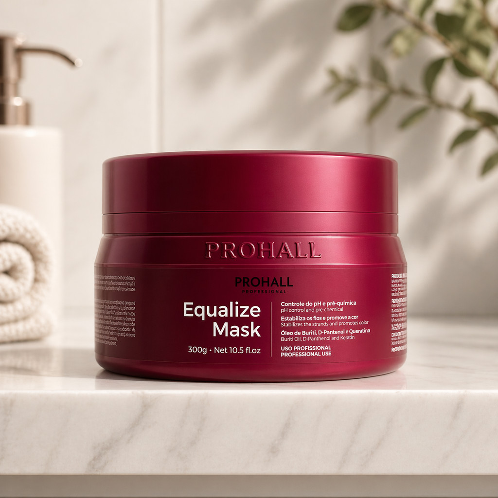 Máscara Capilar Prohall Equalize 300g Hidratação e Controle do Frizz - Imagem 7
