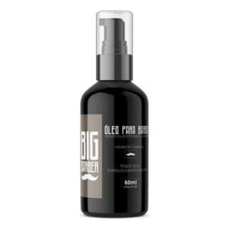 Óleo para Barba Big Barber Argan e Jojoba Profissional 60ml