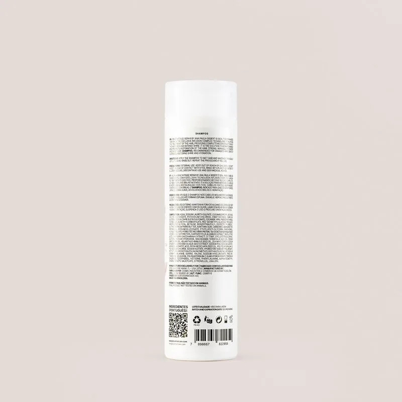 Shampoo Braé Intense Repair 250ml Para Cabelos Danificados Todos os Tipos de Cabelo - Imagem 5