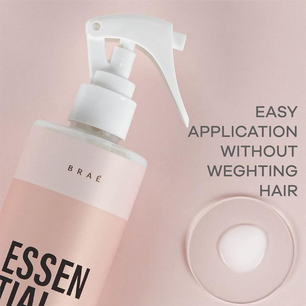 Fluído Reparador Braé Essential - Hair Repair Spray 260ml - Proteção Térmica, Brilho e Maciez - Imagem 4
