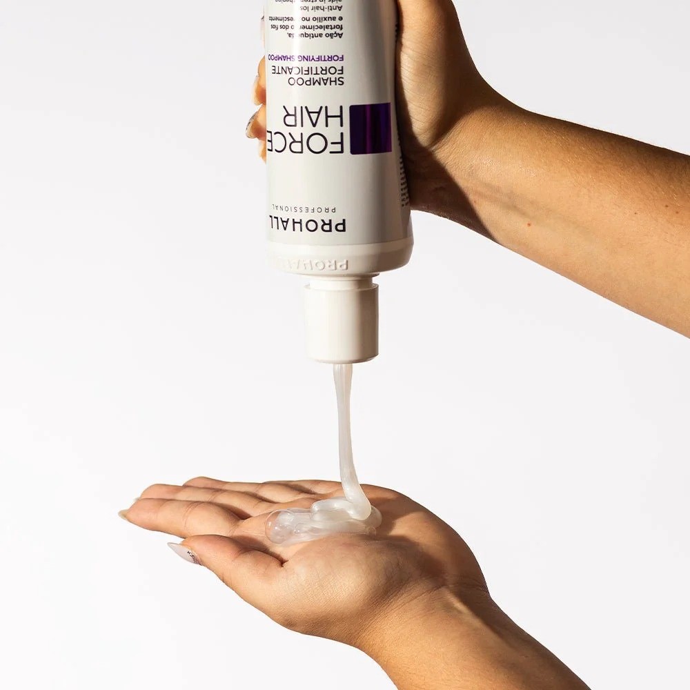 Shampoo Fortificante Force Hair Prohall Crescimento Acelerado 500ml - Imagem 4