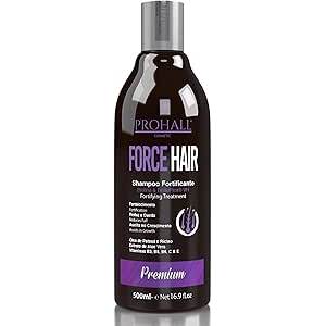 Shampoo Fortificante Force Hair Prohall Crescimento Acelerado 500ml - Imagem 5