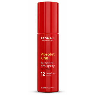 Spray Leave-in Prohall Absolut One 200ml 12 Benefícios Proteção Térmica