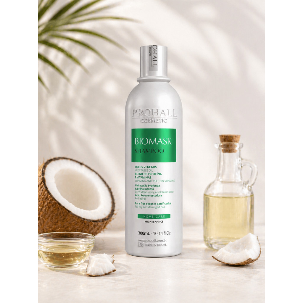 Shampoo Biomask Home Care 300ml – Limpeza e Hidratação - Imagem 3