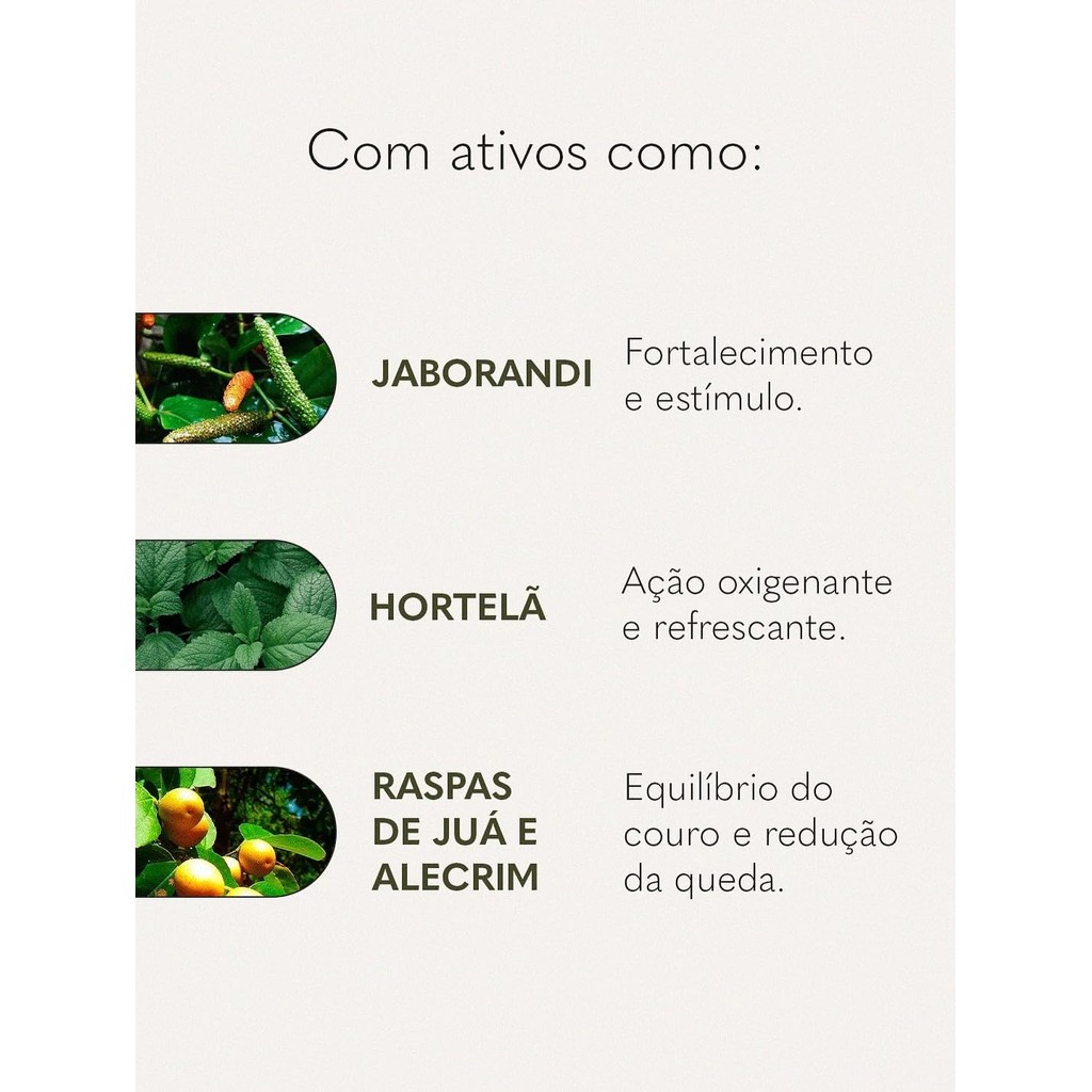Shampoo Arvensis Revitalizante 300ml Limpeza Suave Brilho Maciez Uso Diário - Imagem 3