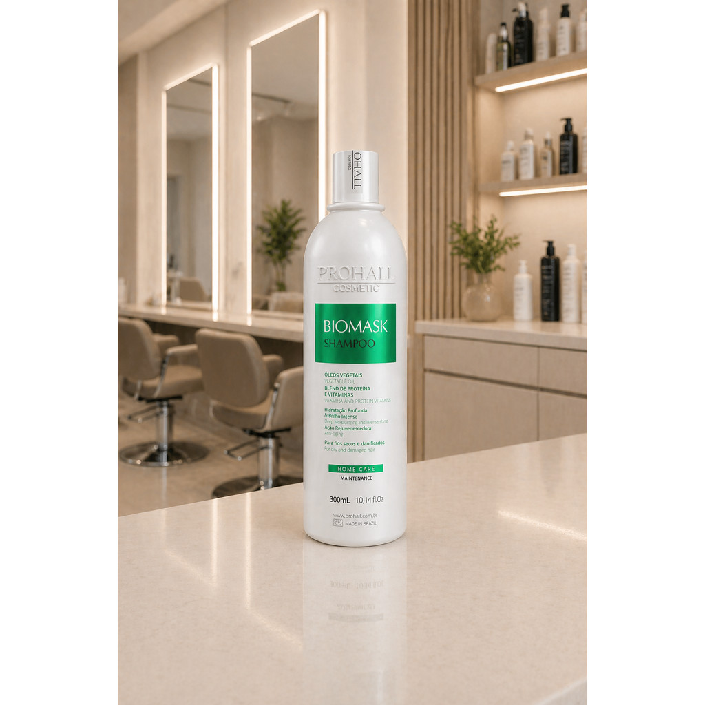 Shampoo Biomask Home Care 300ml – Limpeza e Hidratação - Imagem 5