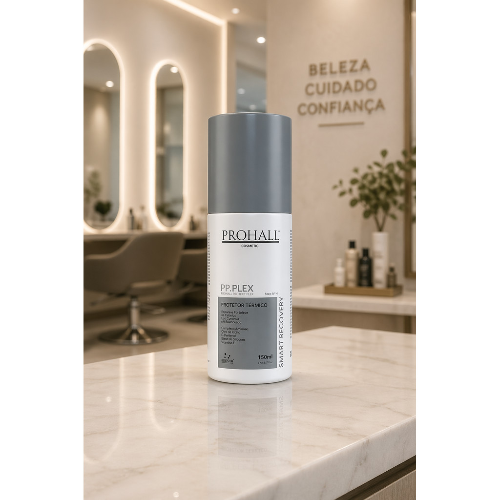 Spray Protetor Térmico Plex Prohall Professional 150ml - Imagem 5
