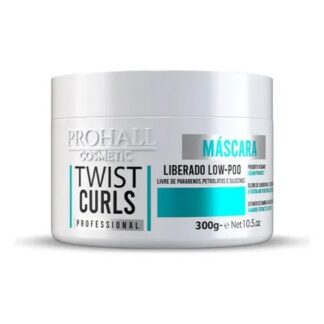 Máscara Ultra Hidratante Prohall Twist Curls Low Poo 300g
