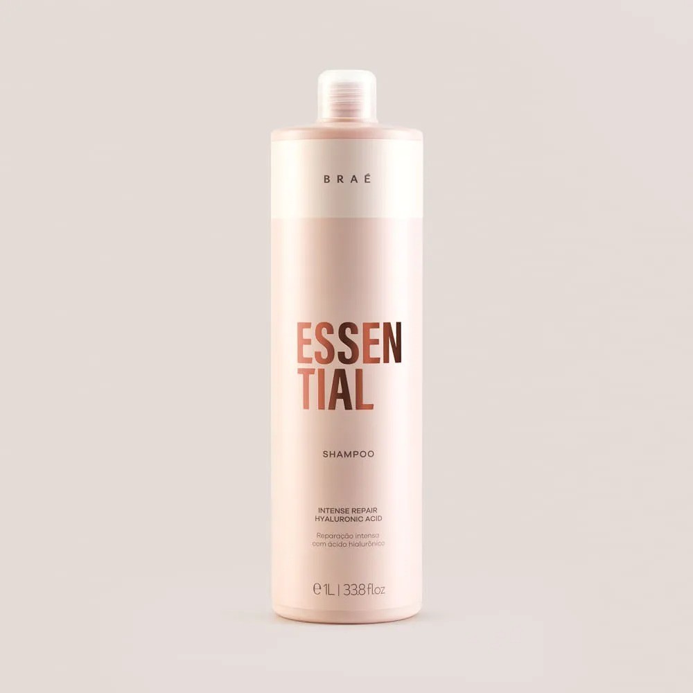 Shampoo Braé Essential Hidratação e Reparação 1L - Imagem 3
