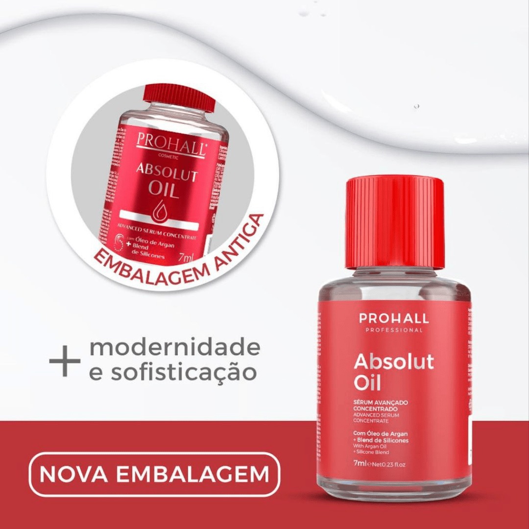 Kit Sérum Óleo Reparador Absolut Oil 7ml 12 unidades - Imagem 5