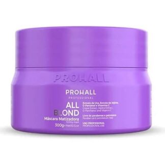 Prohall All Mask Blond 500g – Máscara para Cabelos Loiros