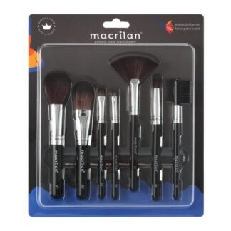 Kit Pincéis Maquiagem Macrilan KP9-2A 7 Unidades