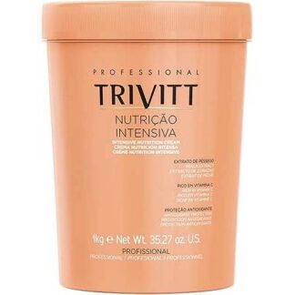 Máscara De Cabelo Nutrição Capilar Itallian Hairtech Trivitt 1kg - Hidratação Intensa, Brilho E Maciez