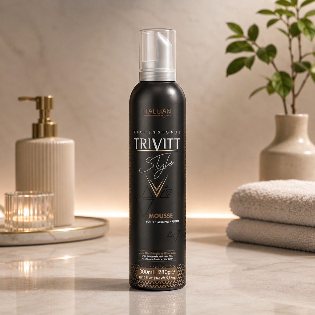 Mousse Itallian Trivitt Style 300ml Tratamento Capilar - Imagem 6