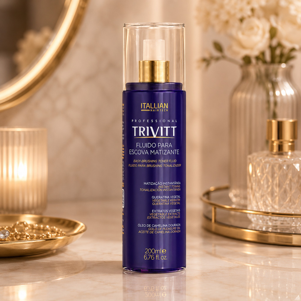Fluido para escova matizante Itallian Cosméticos Trivitt 200ml - Imagem 4
