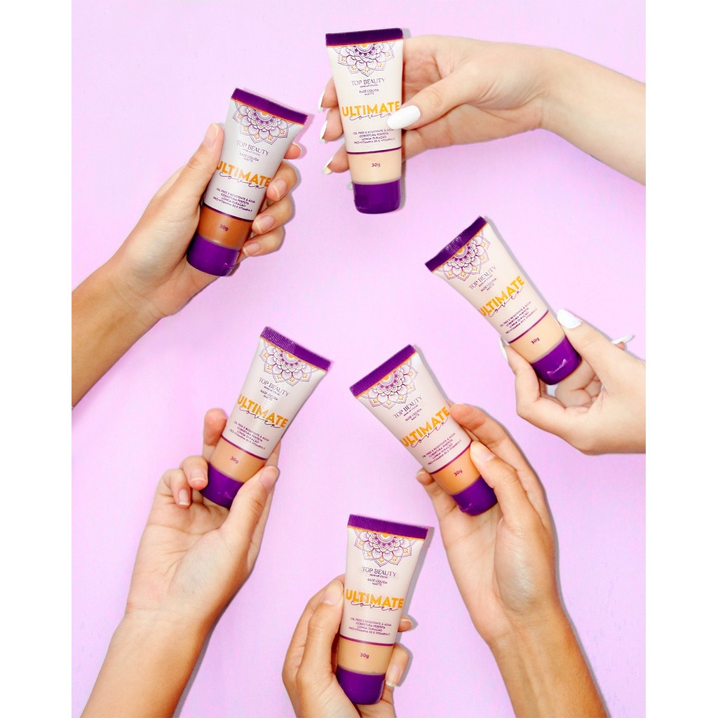 Base líquida Top Beauty Ultimate Cover Cor 05 30g - Imagem 6