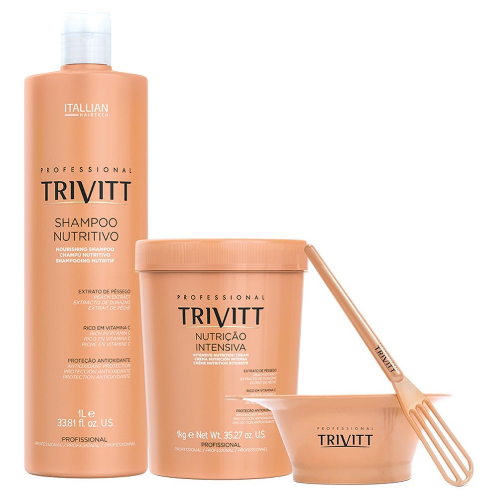 Kit Profissional Itallian Cosméticos Trivitt Nutrição - Imagem 2