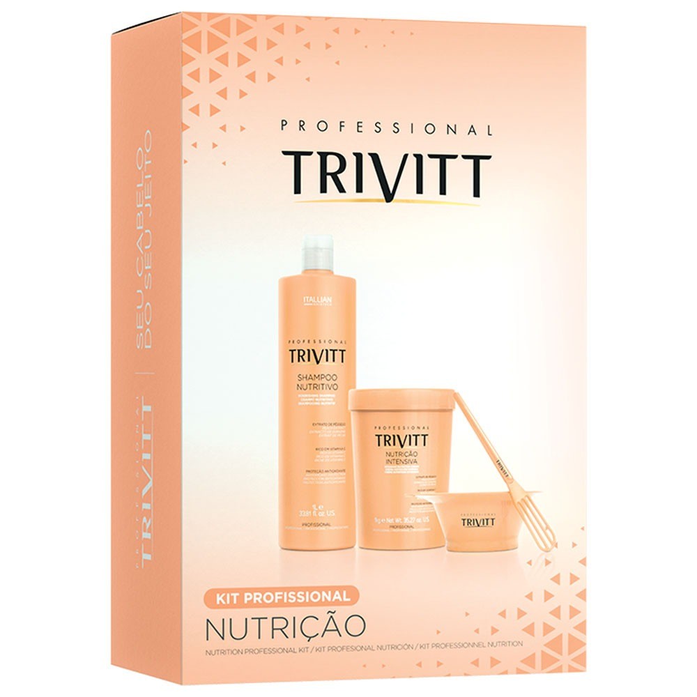 Kit Profissional Itallian Cosméticos Trivitt Nutrição - Imagem 3