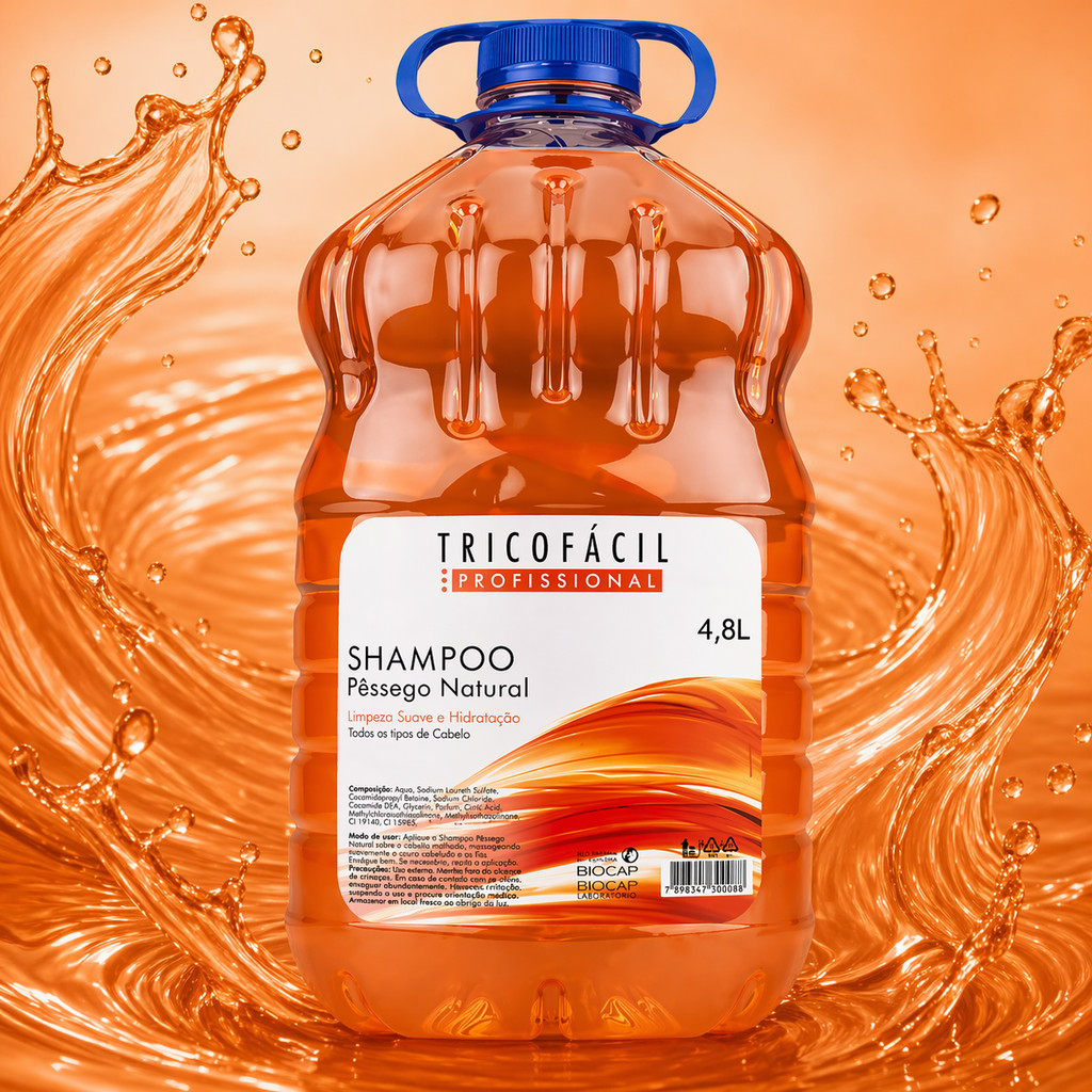 Shampoo Hidramais Pêssego Natural 4,8L - Imagem 7
