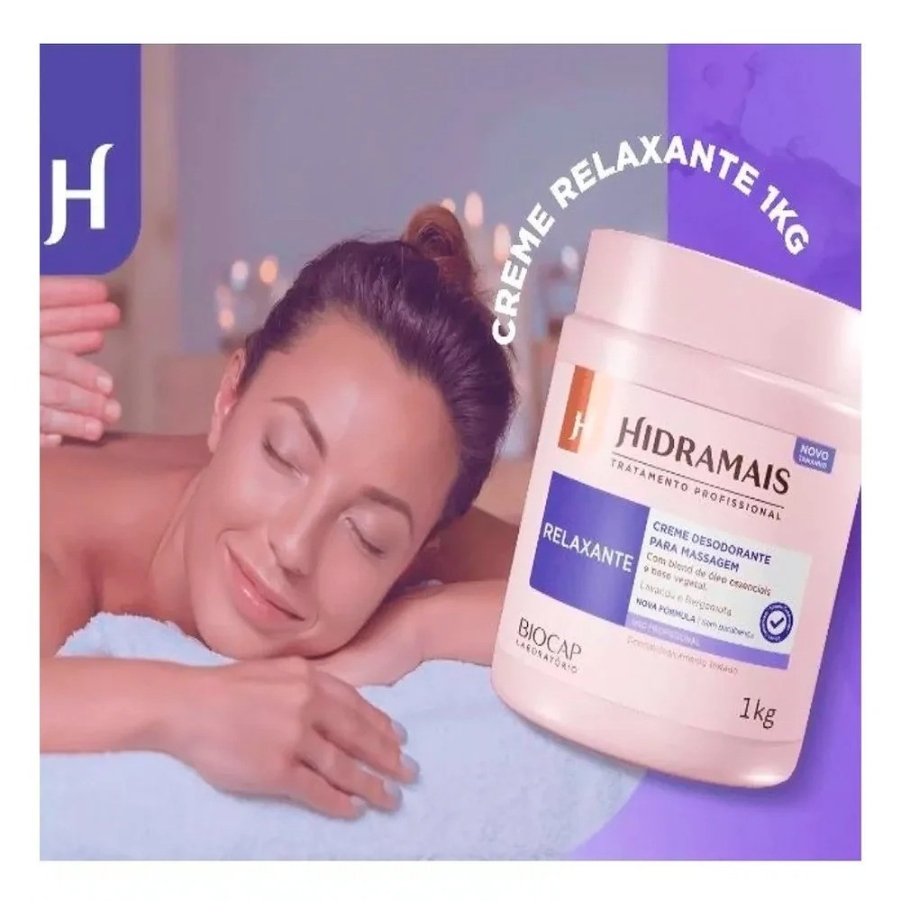 Creme desodorante hidramais relaxante 1kg - Imagem 3
